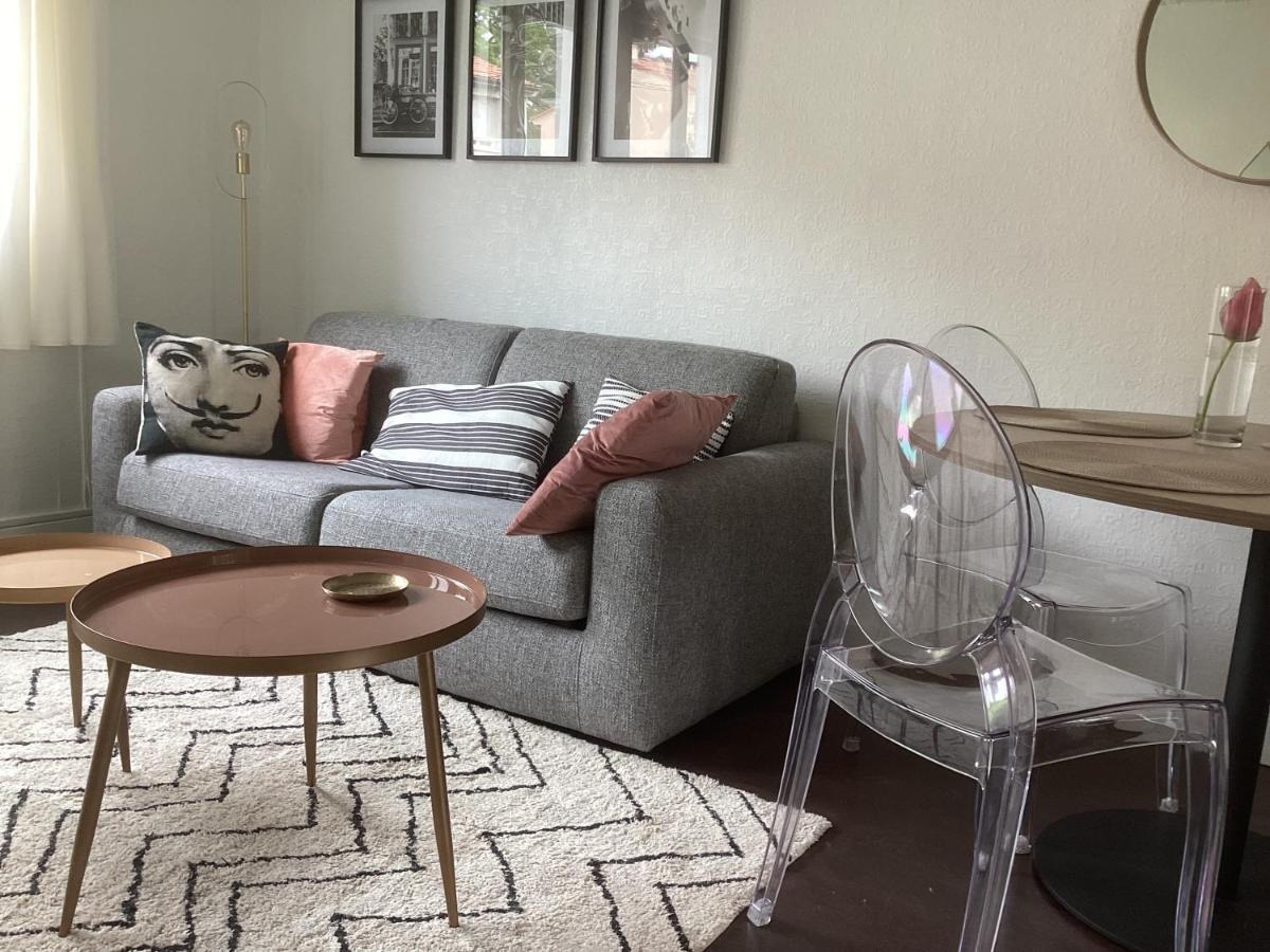 50 M2 T2 Au Calme, Lumineux, Confortable, Cosy, Climatise, Privatif Avec Parking Gratuit Et Terrasse Toulouse Exterior photo